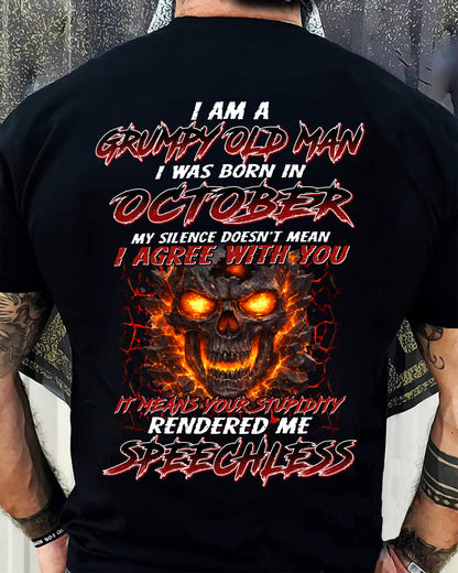 OCTOBER, MY SILENCE DOESN’T MEAN I AGREE WITH YOU – SNOW MALE10 (SKU26T-01232-10)