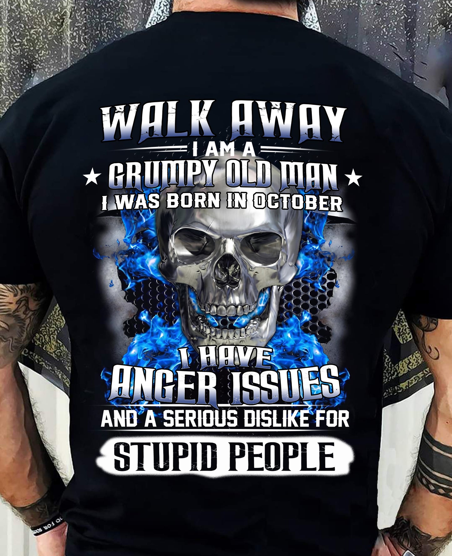 OCTOBER, I AM A GRUMPY OLD MAN – SNOW MALE10 (SKU26T-01187-10)