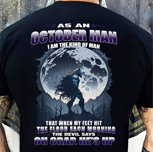 OCTOBER, THE DEVIL SAYS OH CRAP, HE’S UP-SNOW MALE10 (SKU26T-01-56-10)