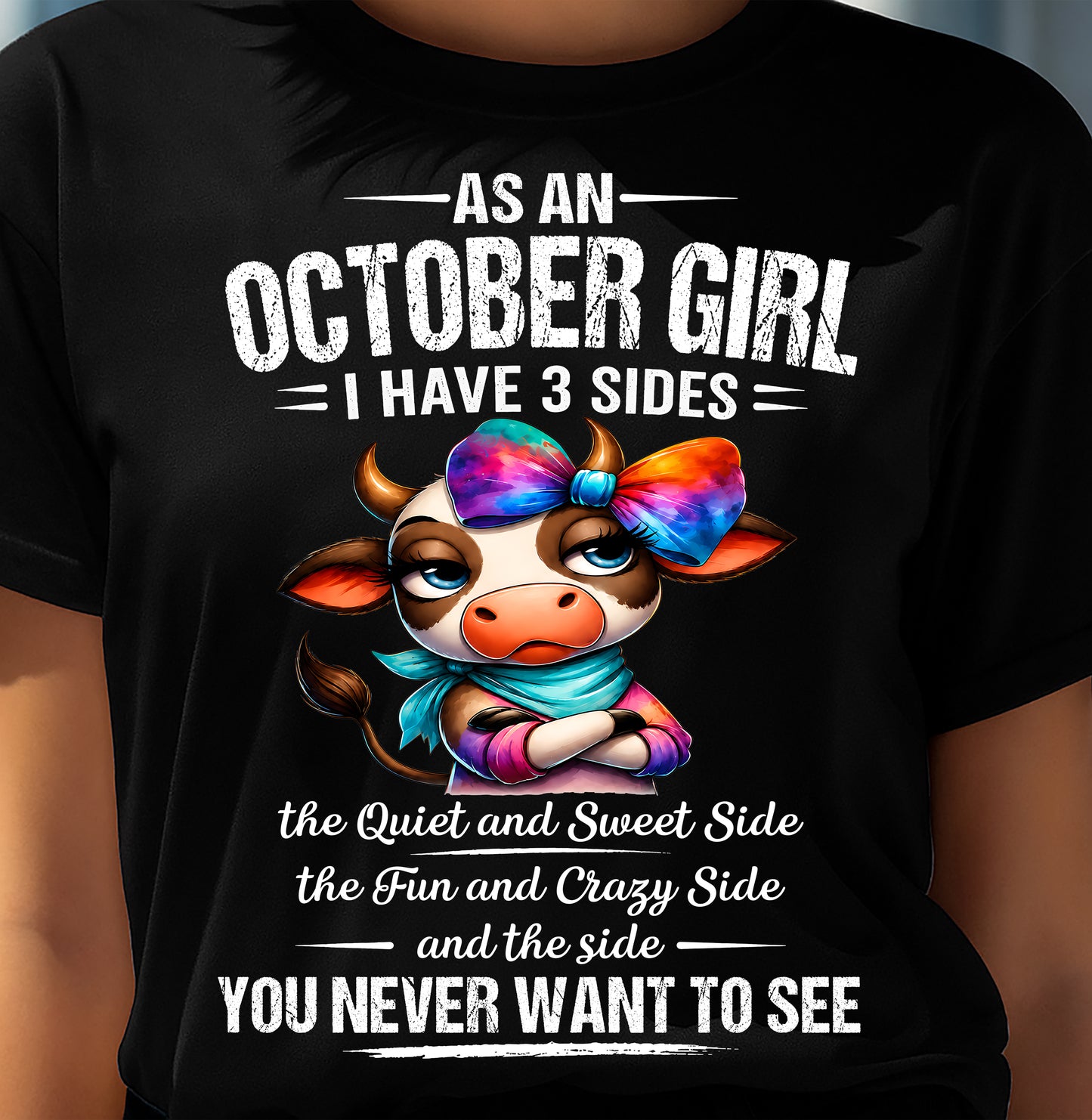 OCTOBER SHIRT, I HAVE 3 SIDES - SNOW10 (SKU2605-103-10)