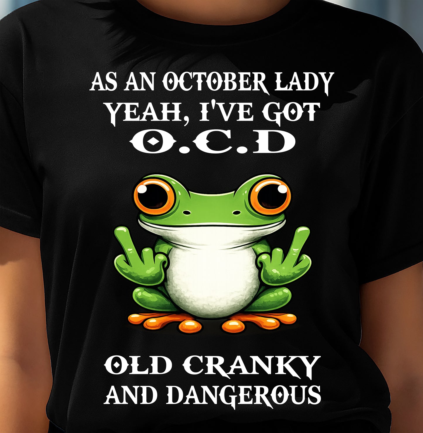 OCTOBER SHIRT, OLD CRANKY DANGEROUS - SNOW10 (SKU2606-68-10)