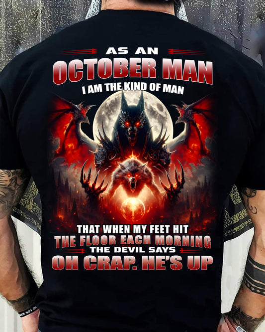 OCTOBER SHIRT, OH CRAP HE'S UP - MAN SNOW10 (SKU2604-94-10)