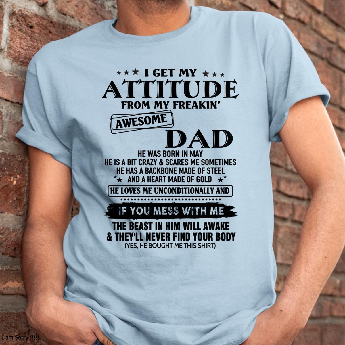 May - Gift For Son and Daughter From Dad - SNOW05 - (SKU-TDADC-05)