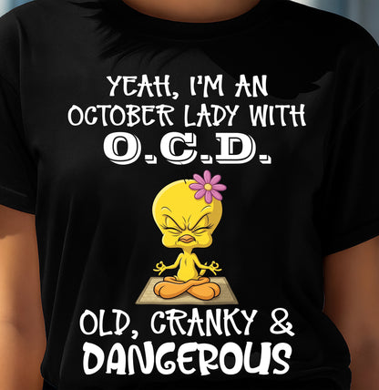 OCTOBER SHIRT, OLD CRANKY DANGEROUS - SNOW10 (SKU2606-65-10)