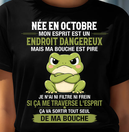 OCTOBRE SHIRT JE N'AI NI FILTRE NI FREIN - SNOW10 (SKU2605-144-10)