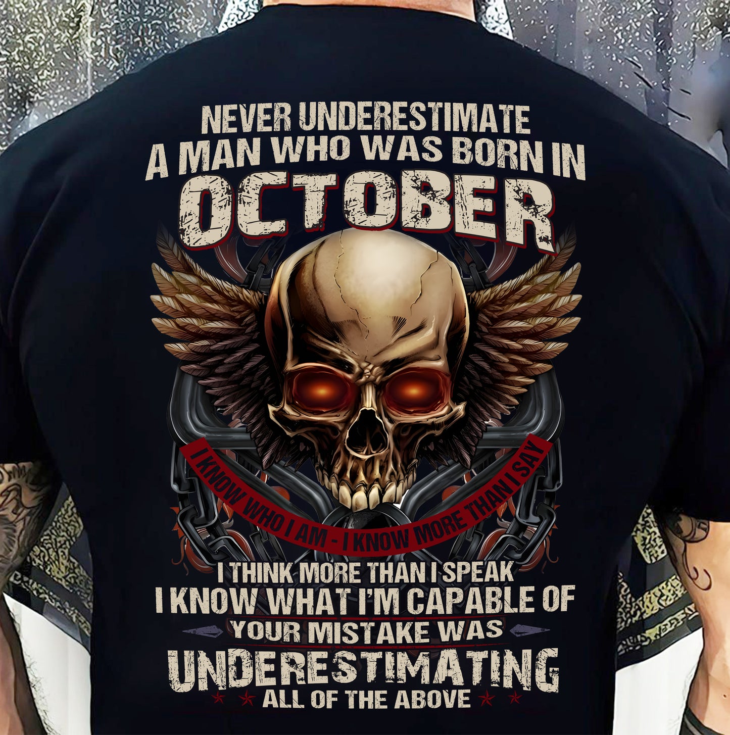 OCTOBER, YOUR MISTAKE WAS UNDERESTIMATING ALL OF THE ABOVE - SNOW MALE10 (SKU26T-01135-10)