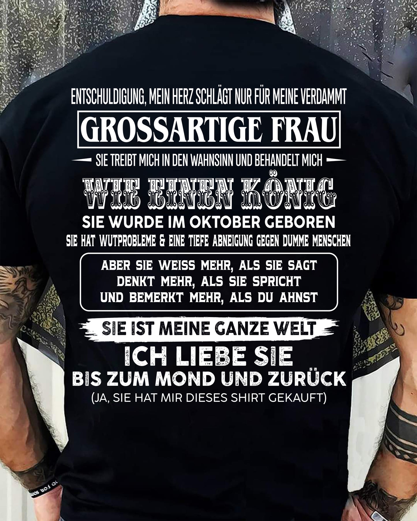 OKTOBER, ICH LIEBE SIE BIS ZUM MOND UND ZURÜCK - SNOW GER10 (SKU2605-302-10)