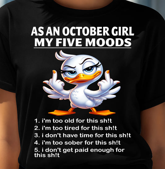 OCTOBER SHIRT, MY FIVE MOODS - SNOW10 (SKU2604-248-10)