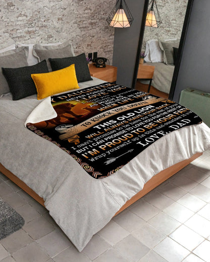 Special Gift For Your Daughter Blanket - From Dad (SKUB06-53)