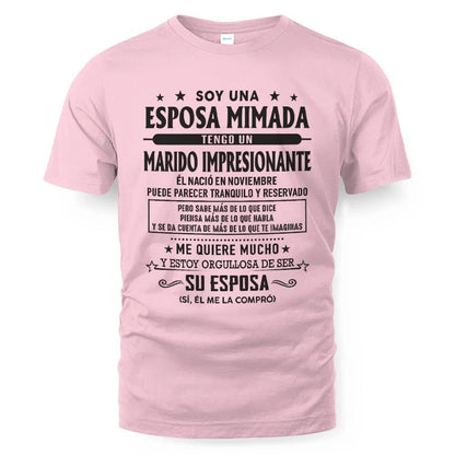 Noviembre – Esposo increíble nacido en noviembre – Regalo especial para tu esposa – SNOW11 (SKU03-11-11)