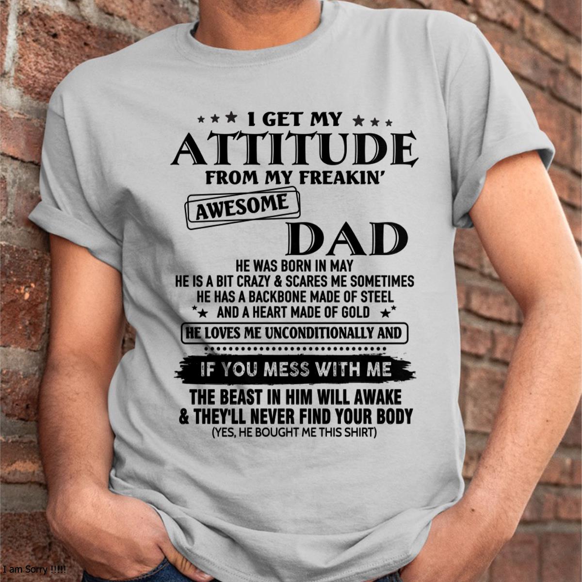 May - Gift For Son and Daughter From Dad - SNOW05 - (SKU-TDADC-05)