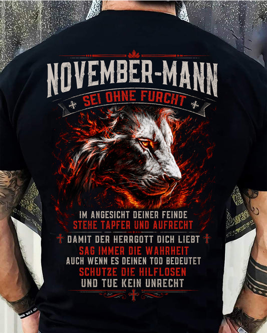 NOVEMBER, SEI OHNE FURCHT IM ANGESICHT DEINER FEINDE - SNOW GER11 (SKU2605-362-11)