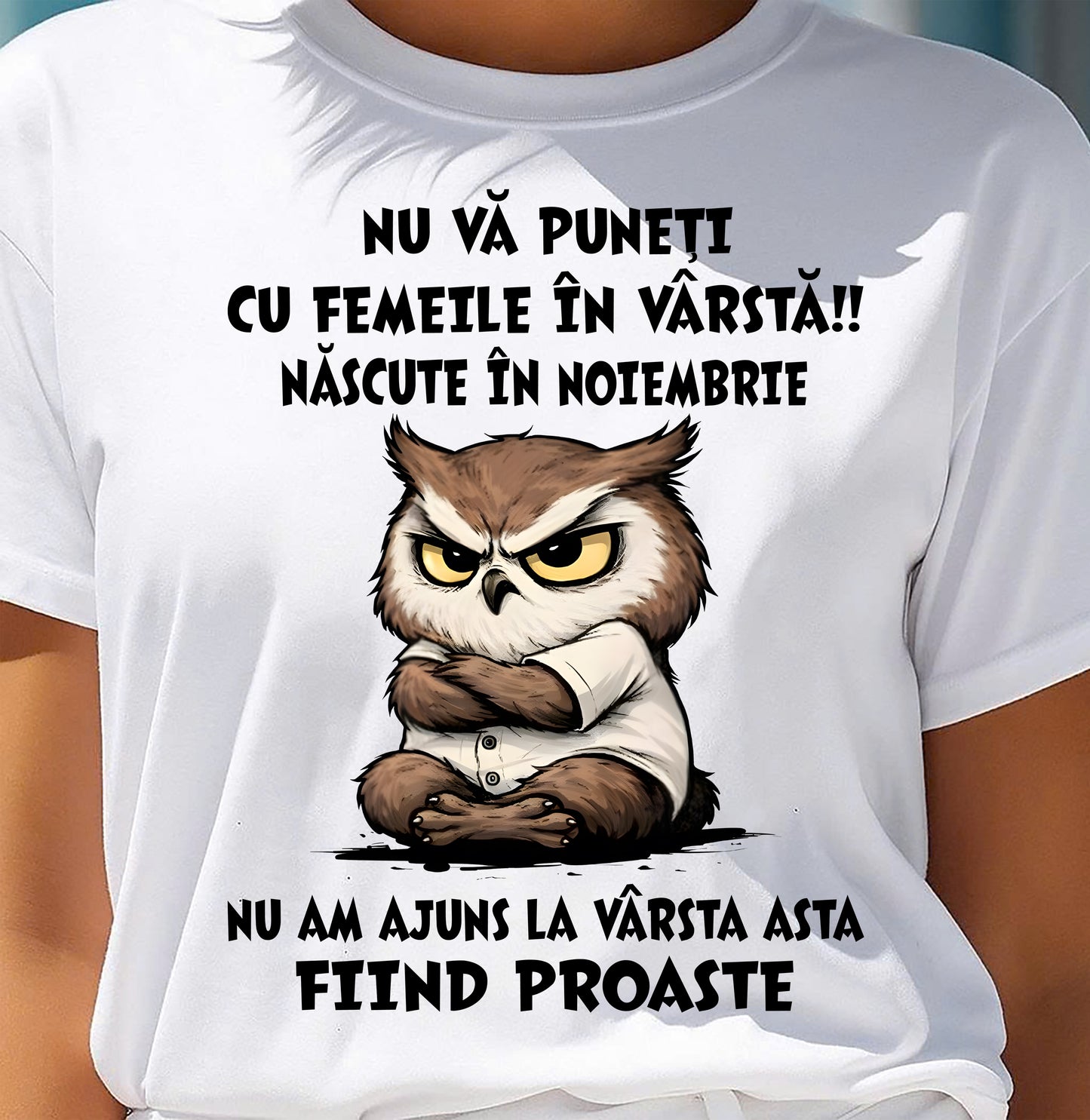 NOIEMBRIE, NU VĂ PUNEȚI CU FEMEILE ÎN VÂRSTĂ!! - SNOW RO11 (SKU2606-96-11)