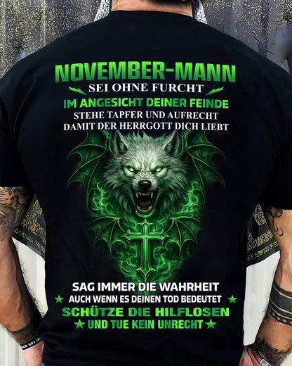 NOVEMBER, SEI OHNE FURCHT IM ANGESICHT DEINER FEINDE - SNOWMALE11 (SKU2605-356-11)