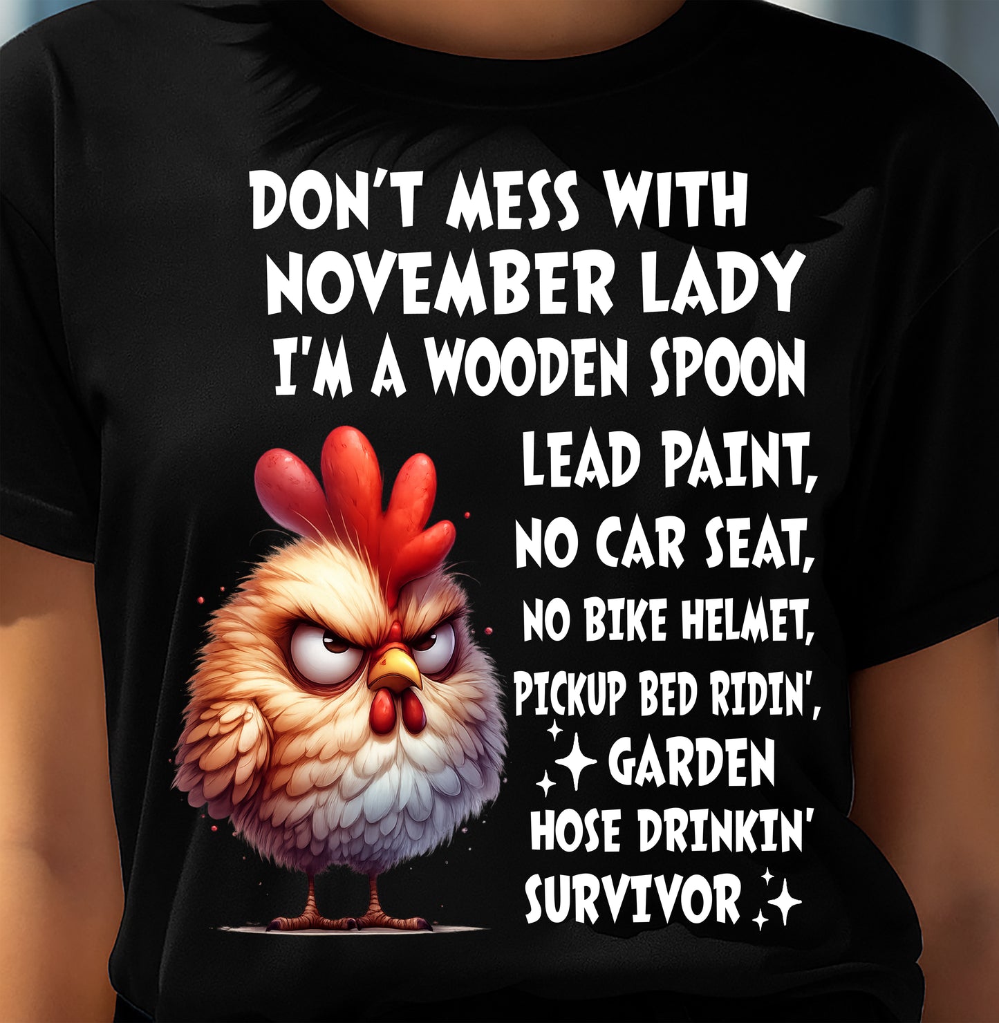 NOVEMBER SHIRT, I'M A WOODEN SPOON, LEAD PAINT - SNOW11 (SKU2604-254-11)