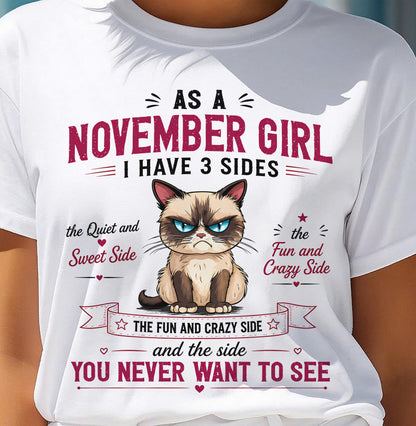 NOVEMBER SHIRT, I HAVE 3 SIDES - SNOW11 (SKU2605-101-11)