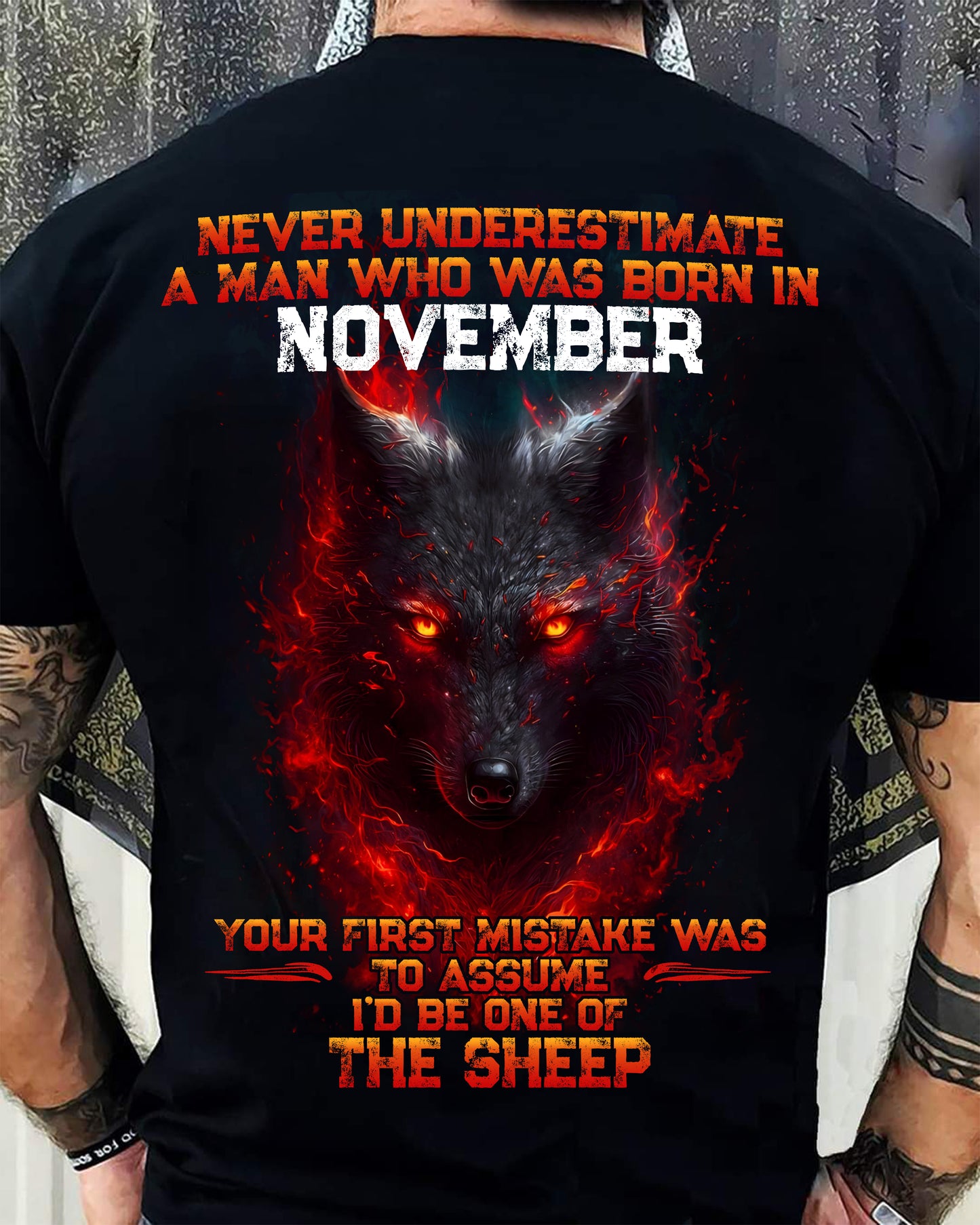 NOVEMBER, I'D BE ONE OF THE SHEEP - SNOW MALE11 (SKU2602-131-11)