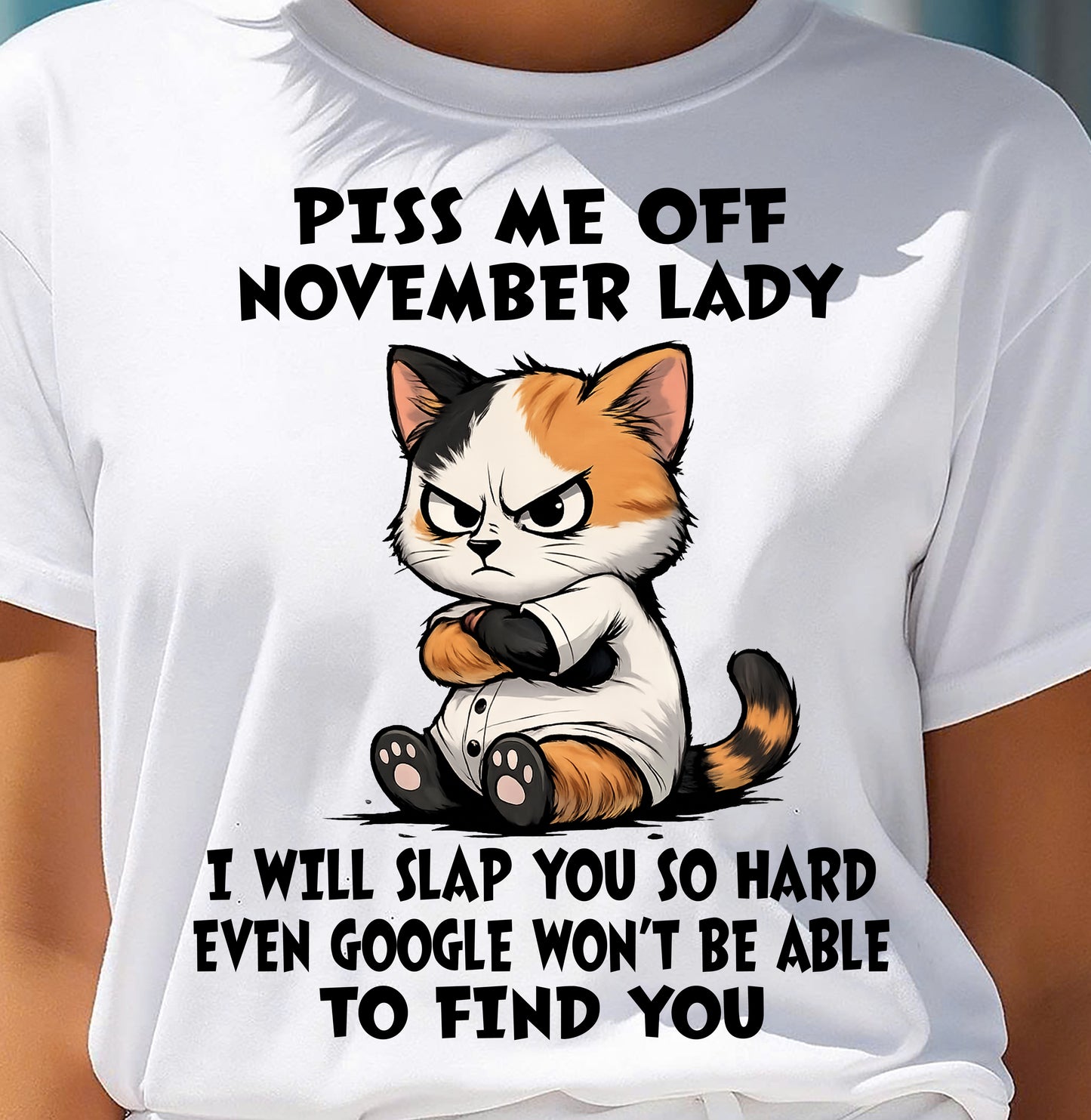 NOVEMBER SHIRT, I WILL SLAP YOU SO HARD - FMA SNOW11 (SKU2603-320-11)