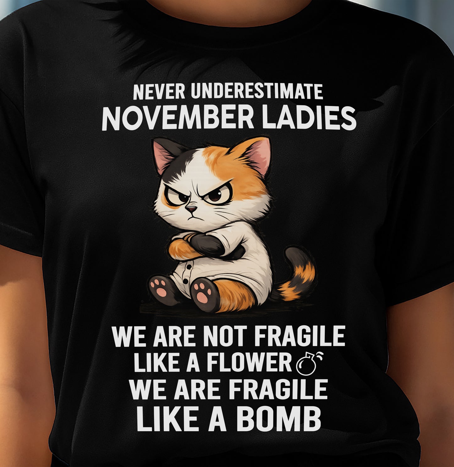 NOVEMBER SHIRT, WE ARE FRAGILE LIKE A BOMB - FMA SNOW11 (SKU2603-349-11)