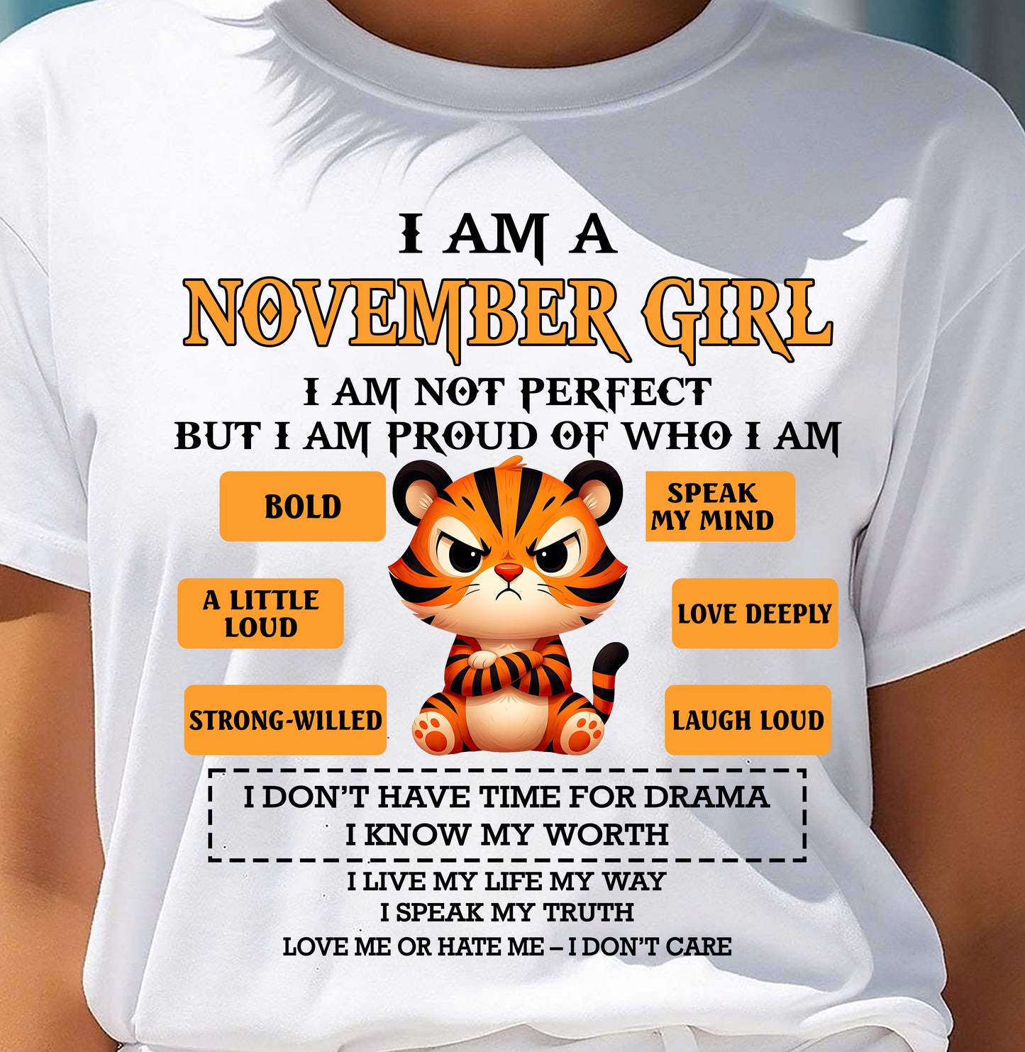 NOVEMBER SHIRT, I AM PROUD OF WHO I AM - FMA SNOW11 (SKU2603-294-11)