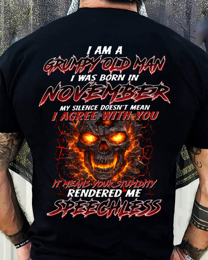 NOVEMBER, MY SILENCE DOESN’T MEAN I AGREE WITH YOU – SNOW MALE11 (SKU26T-01232-11)