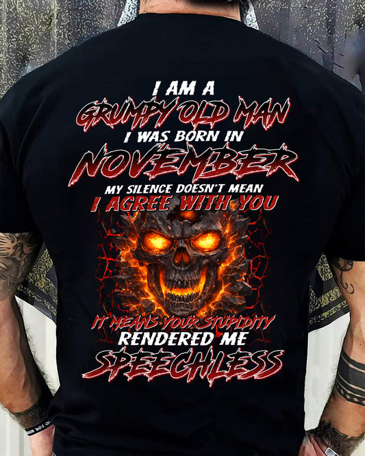 NOVEMBER, MY SILENCE DOESN’T MEAN I AGREE WITH YOU – SNOW MALE11 (SKU26T-01232-11)