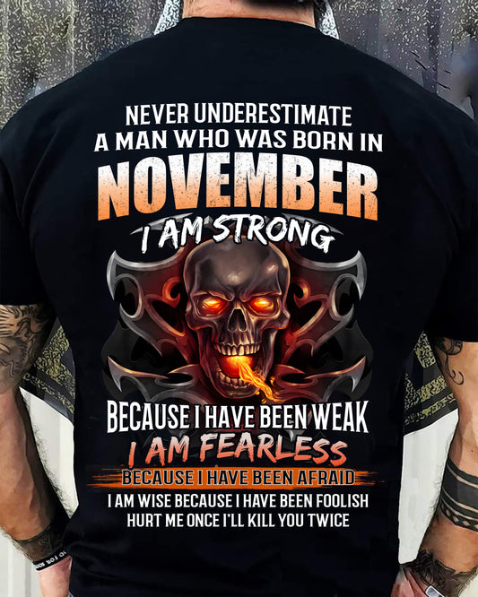 NOVEMBER SHIRT, I AM FEARLESS – SNOW MALE11 (SKU2602-173-11)