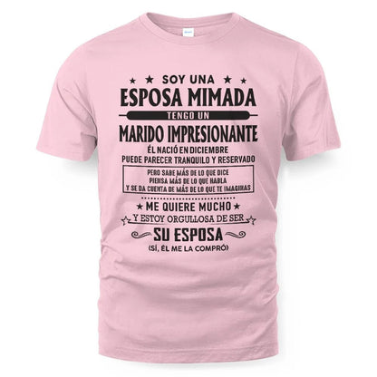Diciembre – Esposo increíble nacido en diciembre – Regalo especial para tu esposa – SNOW12 (SKU03-11-12)