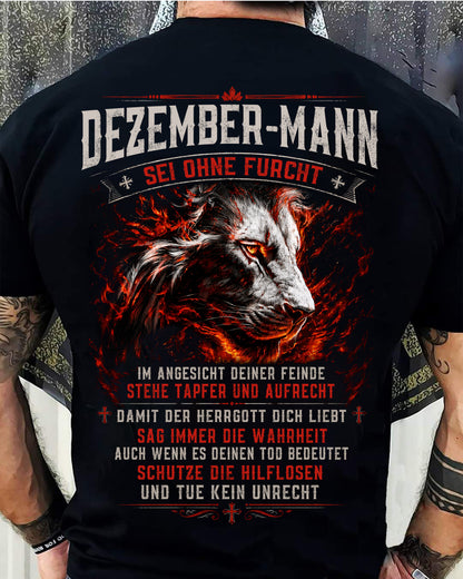 DEZEMBER, SEI OHNE FURCHT IM ANGESICHT DEINER FEINDE - SNOW GER12 (SKU2605-362-12)