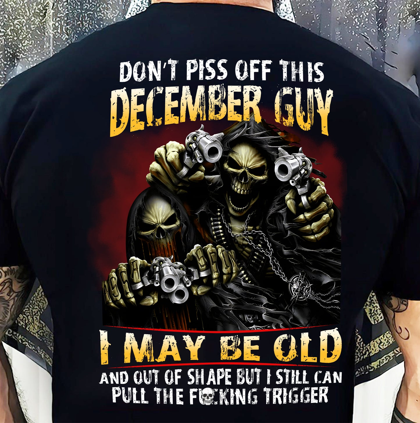 DECEMBER, DON’T PISS OFF THIS DECEMBER GUY – SNOW MALE12 (SKU26T-01-28-12)