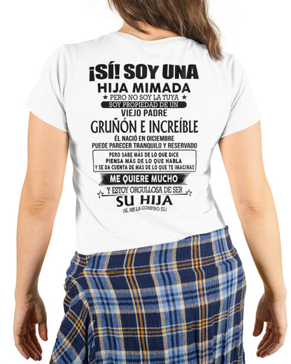 Diciembre Padre Increíble - Regalo especial para hija - TBN - T12 (SKU04-109-12)