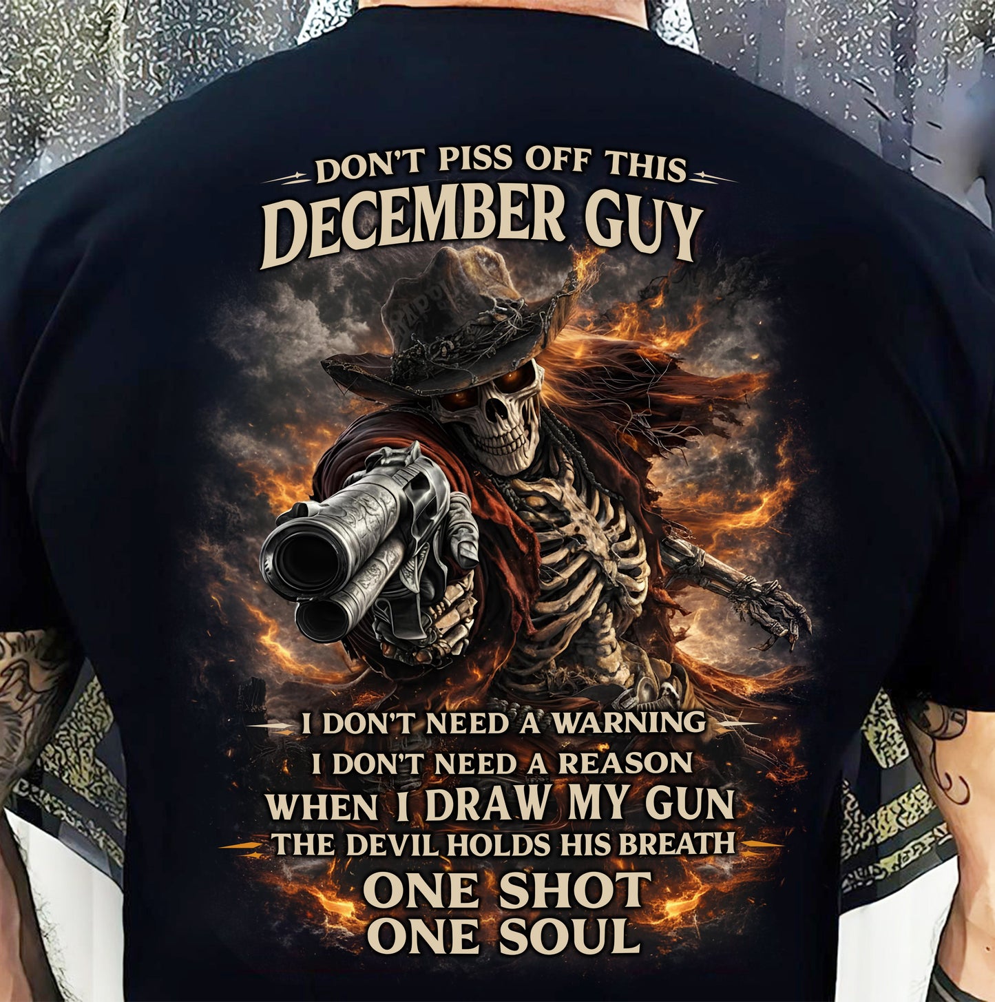 DECEMBER, DON’T PISS OFF THIS DECEMBER GUY - SNOW MALE12 (SKU26T-01115-12)