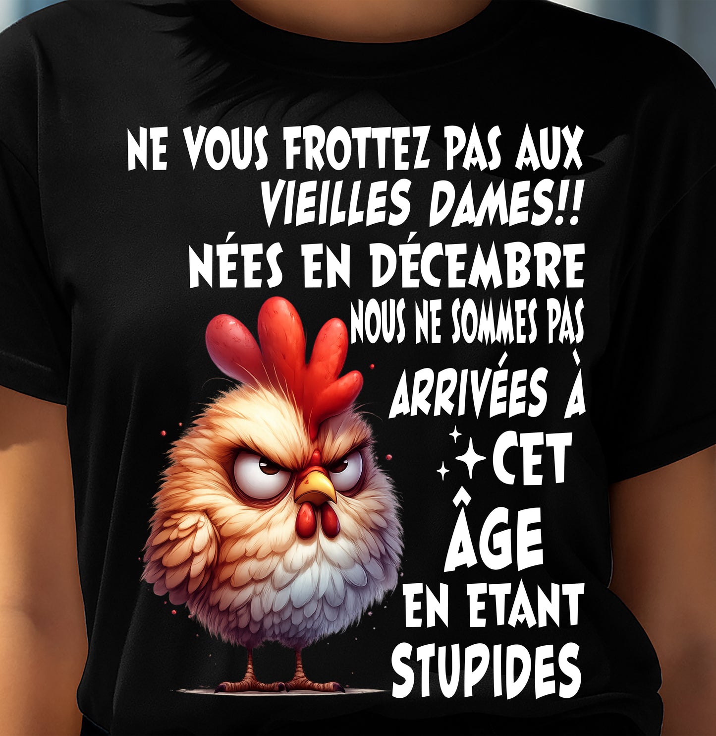 DÉCEMBRE, NE VOUS FROTTEZ PAS AUX VIEILLES DAMES !! - SNOW12 (SKU2605-87-12)