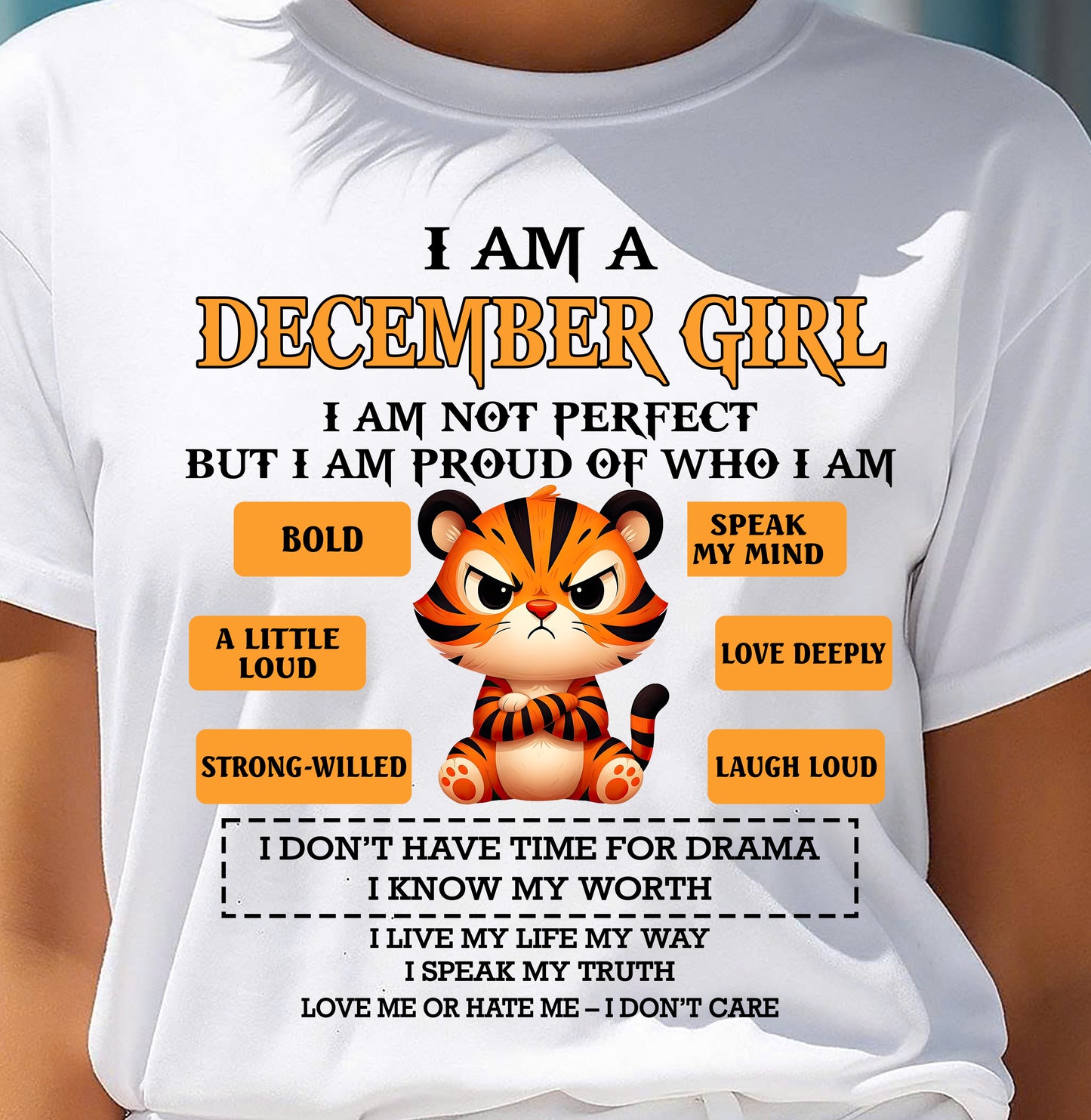 DECEMBER SHIRT, I AM PROUD OF WHO I AM - FMA SNOW12 (SKU2603-294-12)