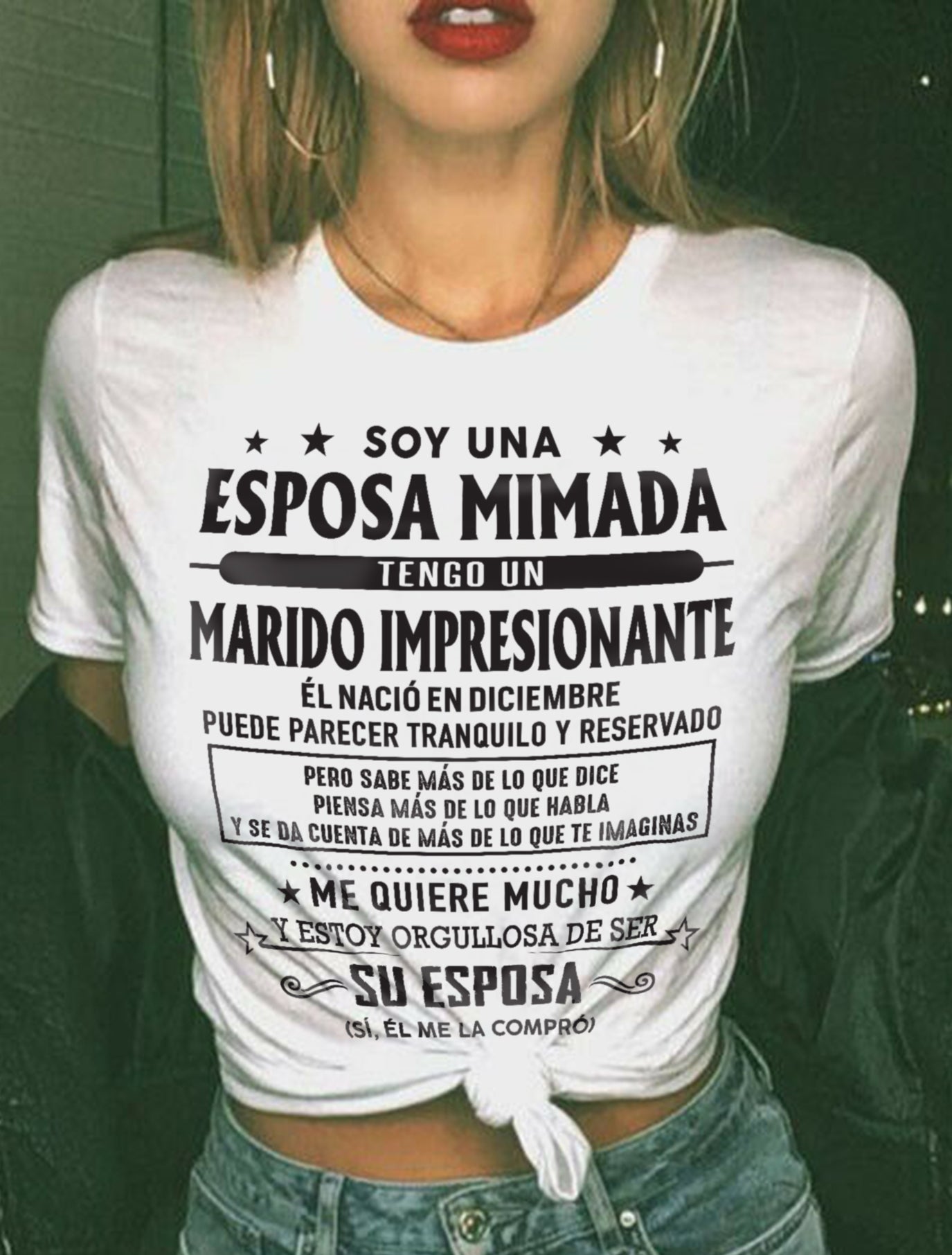 Diciembre – Esposo increíble nacido en diciembre – Regalo especial para tu esposa – SNOW12 (SKU03-11-12)