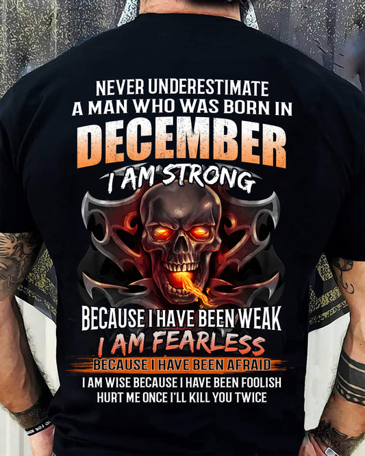 DECEMBER SHIRT, I AM FEARLESS – SNOW MALE12 (SKU2602-173-12)
