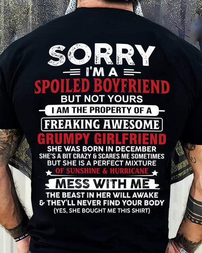 December - Spoiled Boyfriend - Perfect Gift From Girlfriend - SNOW12 (SKU11-18-12)