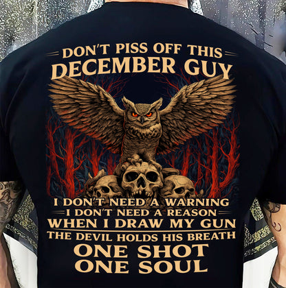 DECEMBER SHIRT, I DON’T NEED A WARNING - SNOWMALE12 (SKU2604-124-12)