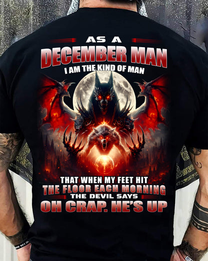 DECEMBER SHIRT, OH CRAP HE'S UP - MAN SNOW12 (SKU2604-94-12)