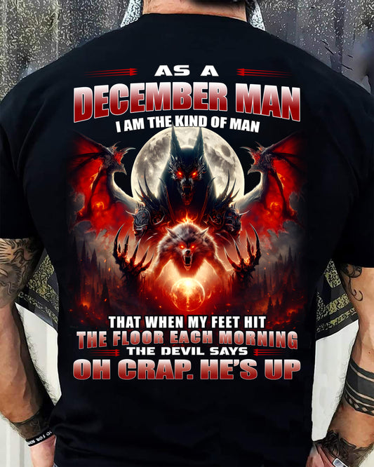 DECEMBER SHIRT, OH CRAP HE'S UP - MAN SNOW12 (SKU2604-94-12)