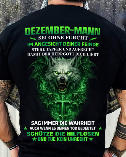 DEZEMBER, SEI OHNE FURCHT IM ANGESICHT DEINER FEINDE - SNOWMALE12 (SKU2605-356-12)