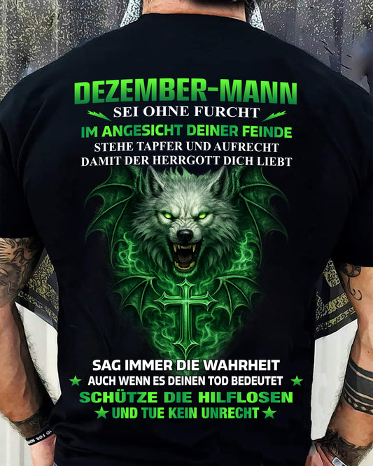 DEZEMBER, SEI OHNE FURCHT IM ANGESICHT DEINER FEINDE - SNOWMALE12 (SKU2605-356-12)