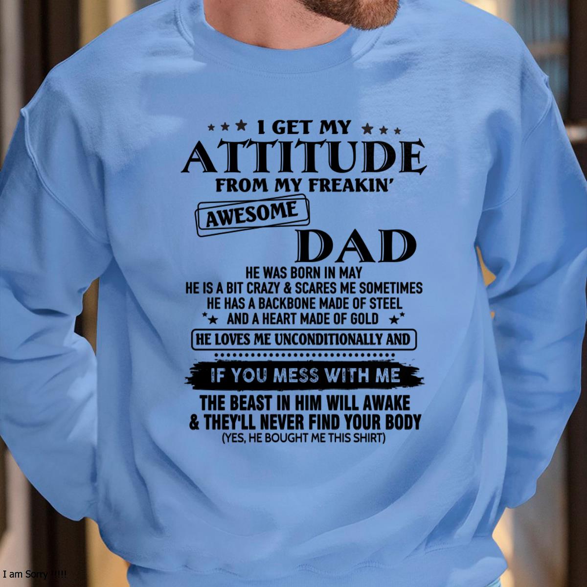 May - Gift For Son and Daughter From Dad - SNOW05 - (SKU-TDADC-05)