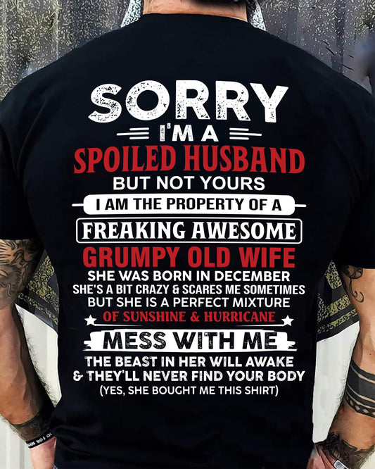 December - Spoiled Husband - Perfect Gift From Wife - SNOW12 (SKU11-02-12)