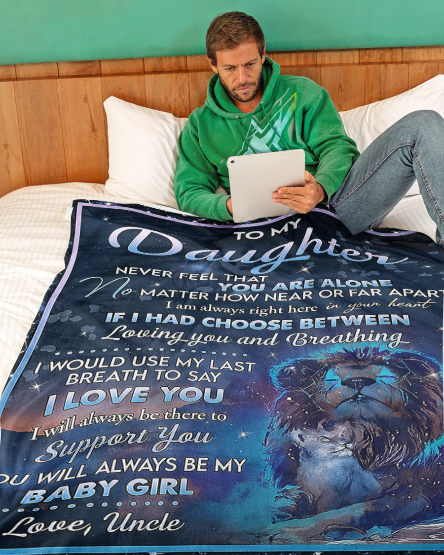 Special Gift For Your Daughter Blanket - From Uncle