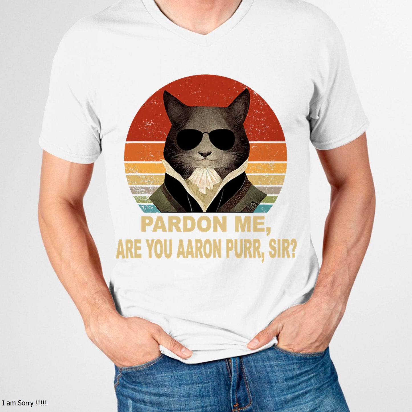 Alexander Hamilton Cat T-Shirt