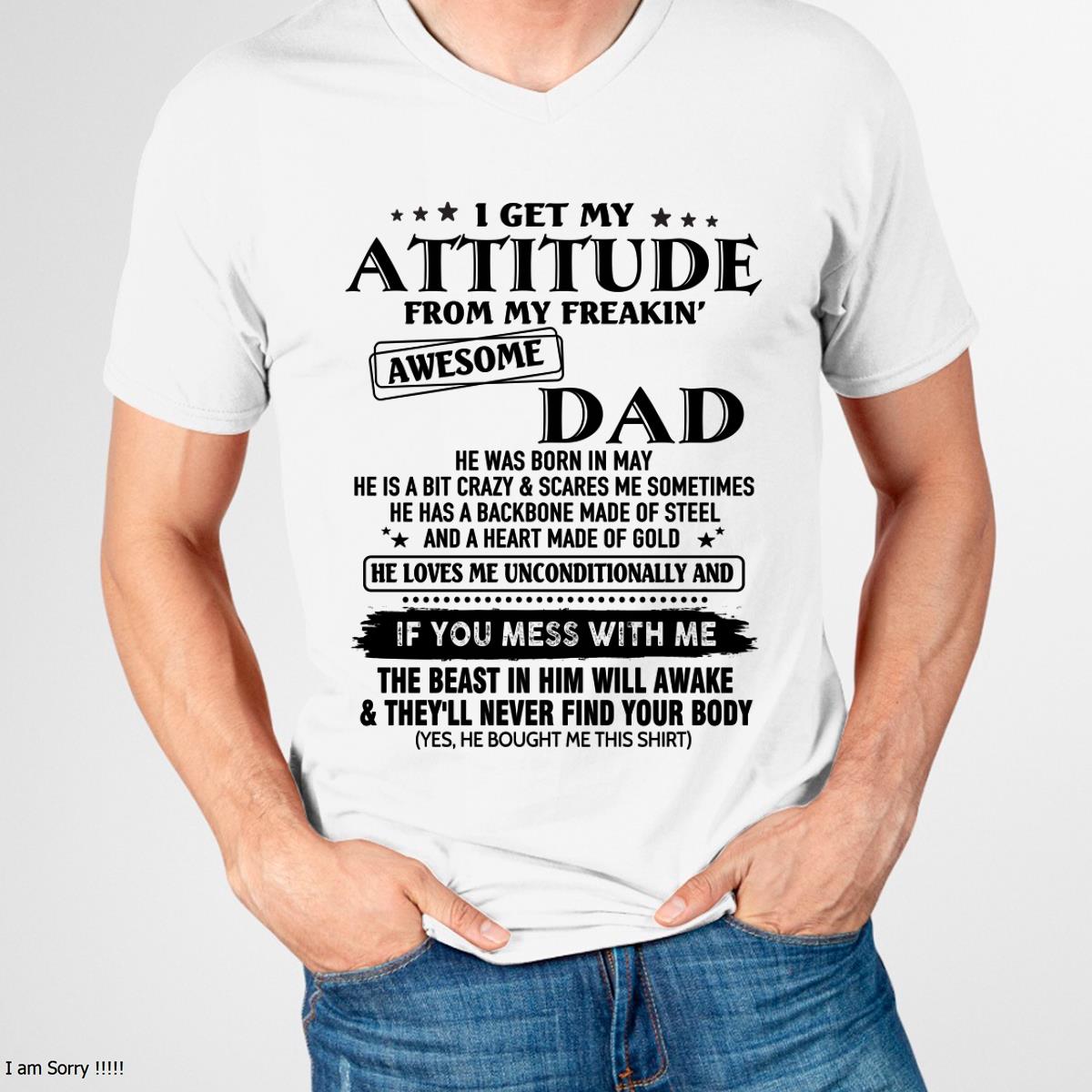 May - Gift For Son and Daughter From Dad - SNOW05 - (SKU-TDADC-05)