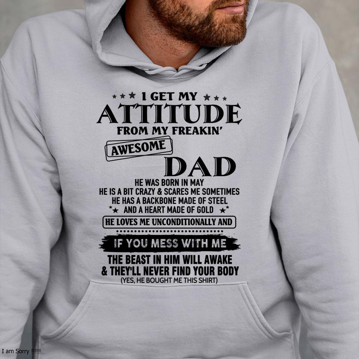 May - Gift For Son and Daughter From Dad - SNOW05 - (SKU-TDADC-05)