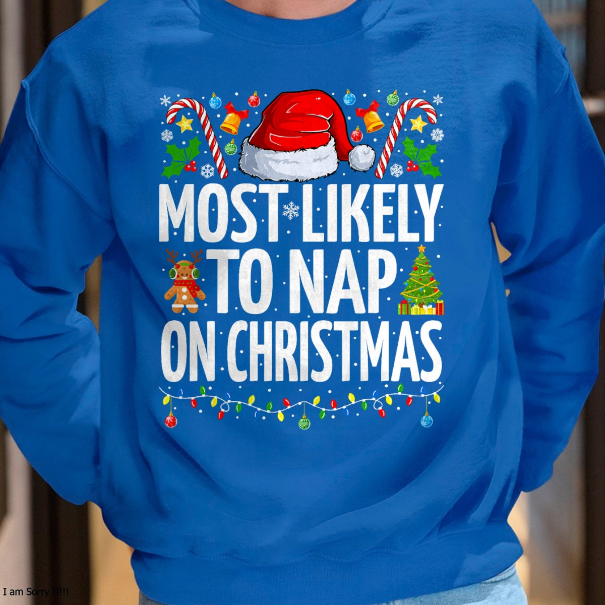 Most Likely To Nap On Christmas Funny Family Christmas T-Shirt - Christmas Unisex T-Shirt/Hoodie/Sweatshirt - SNOW00