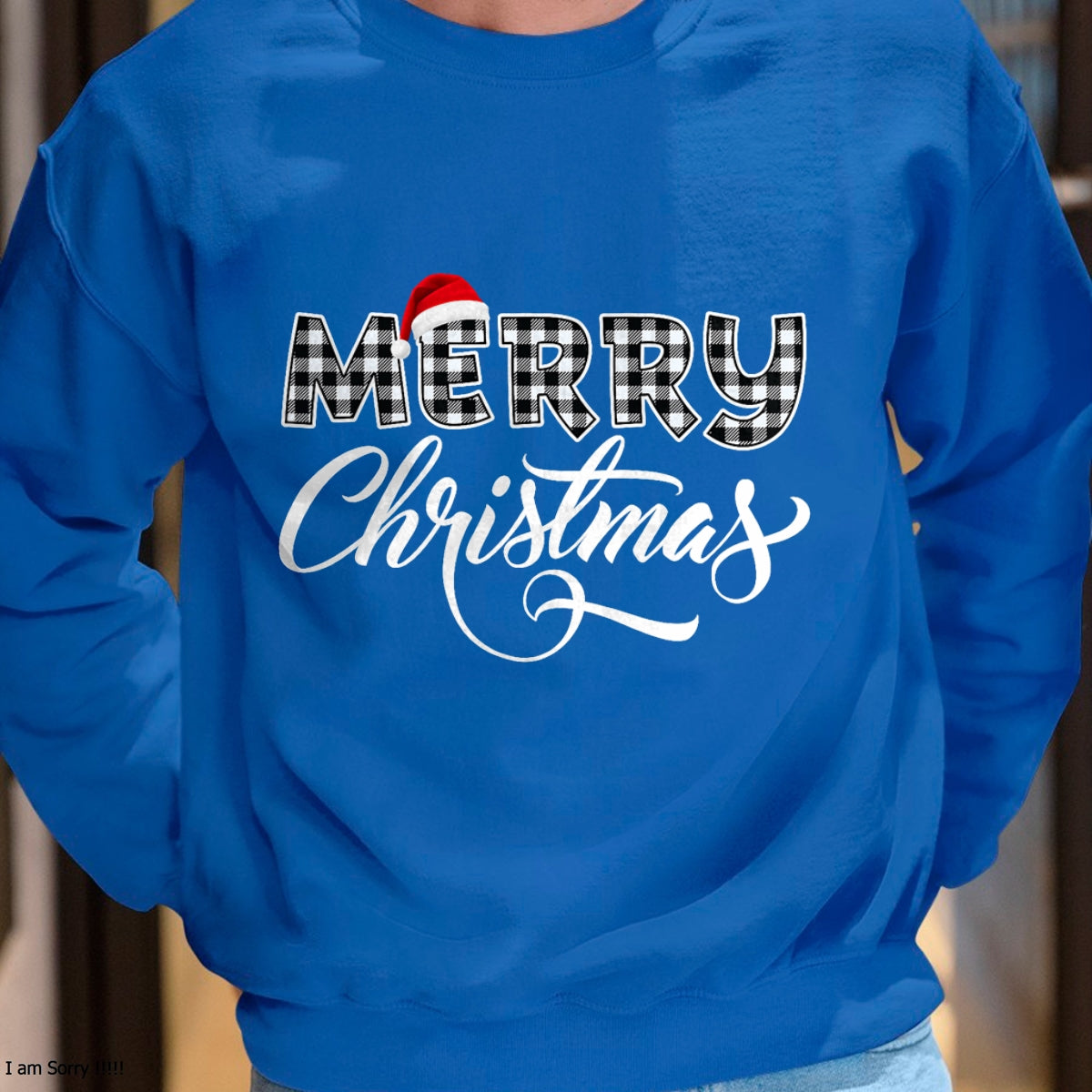 Merry Christmas Buffalo Black and White Plaid for Men Women T-Shirt - Christmas Unisex T-Shirt/Hoodie/Sweatshirt - SNOW00